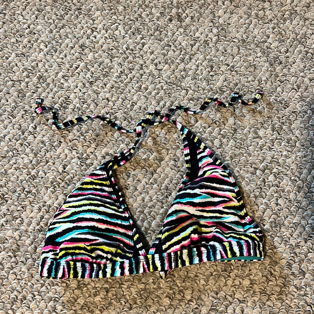 Stripped bikini top